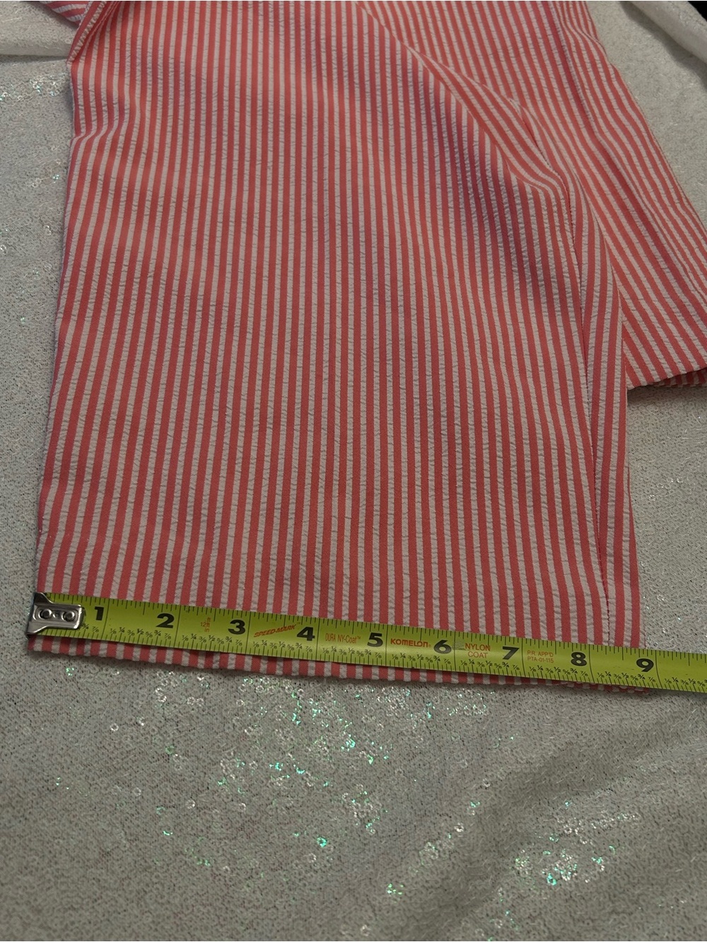 Alfred Dunner Women’s Red White Striped Pull-On Pants Size 18W Made in USA - Picture 11 of 11